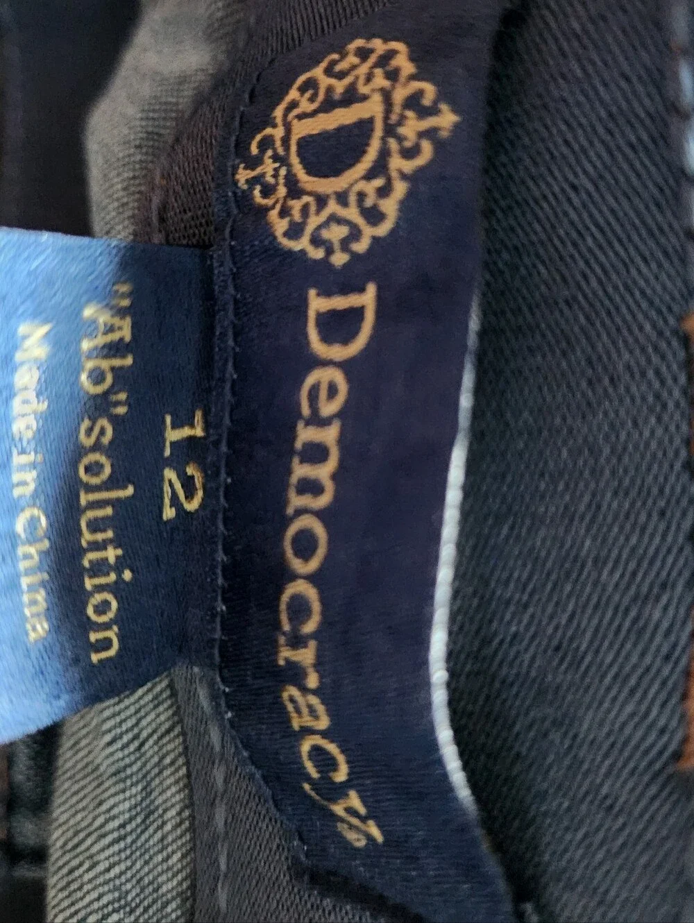 Democracy Long Burmuda  Blue Denim Shorts SIZE 12